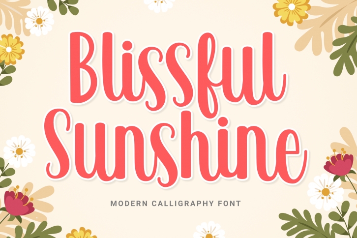 Blissful Sunshine Font Download