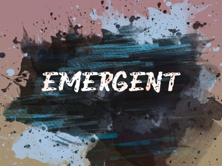 E Emerge Font Download