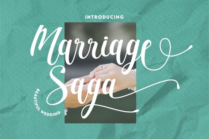 Marriage Saga Font Download