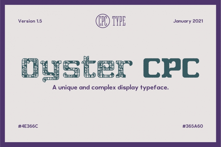 Oyster CPC Font Download