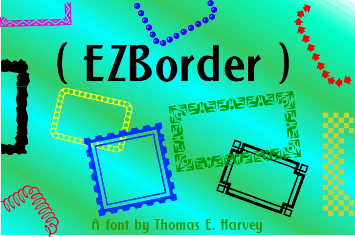 EZBorder Font Download