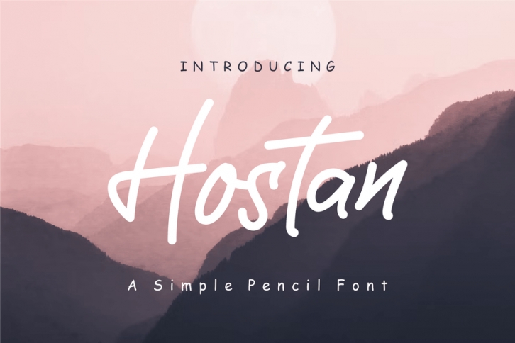 Hostan Font Font Download