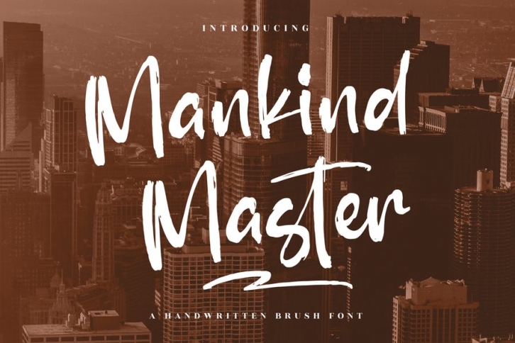 Mankind Master Handwritten Brush Font LS Font Download