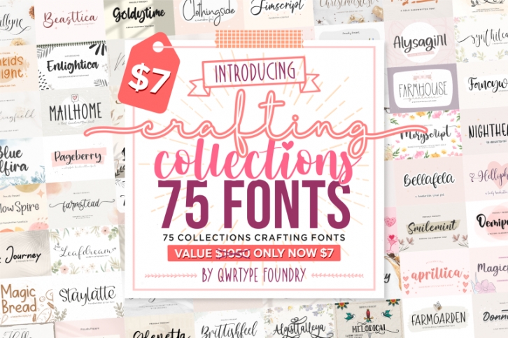 Crafting Collections Font Bundle Font Download