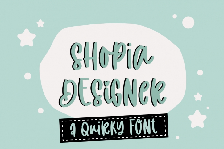 Shopia Designer Font Download