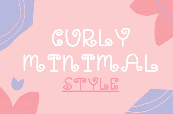 Curly Minimal Style Font Download
