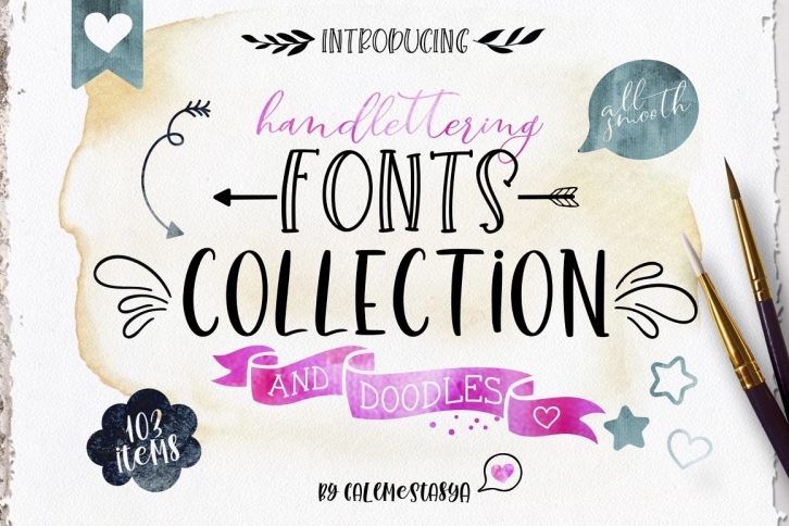 Handlettering Fonts Collection Font Download