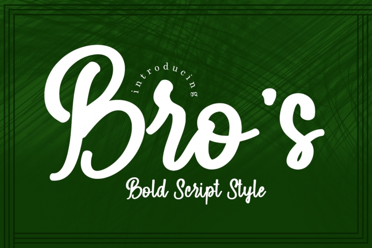 Bro's Font Download