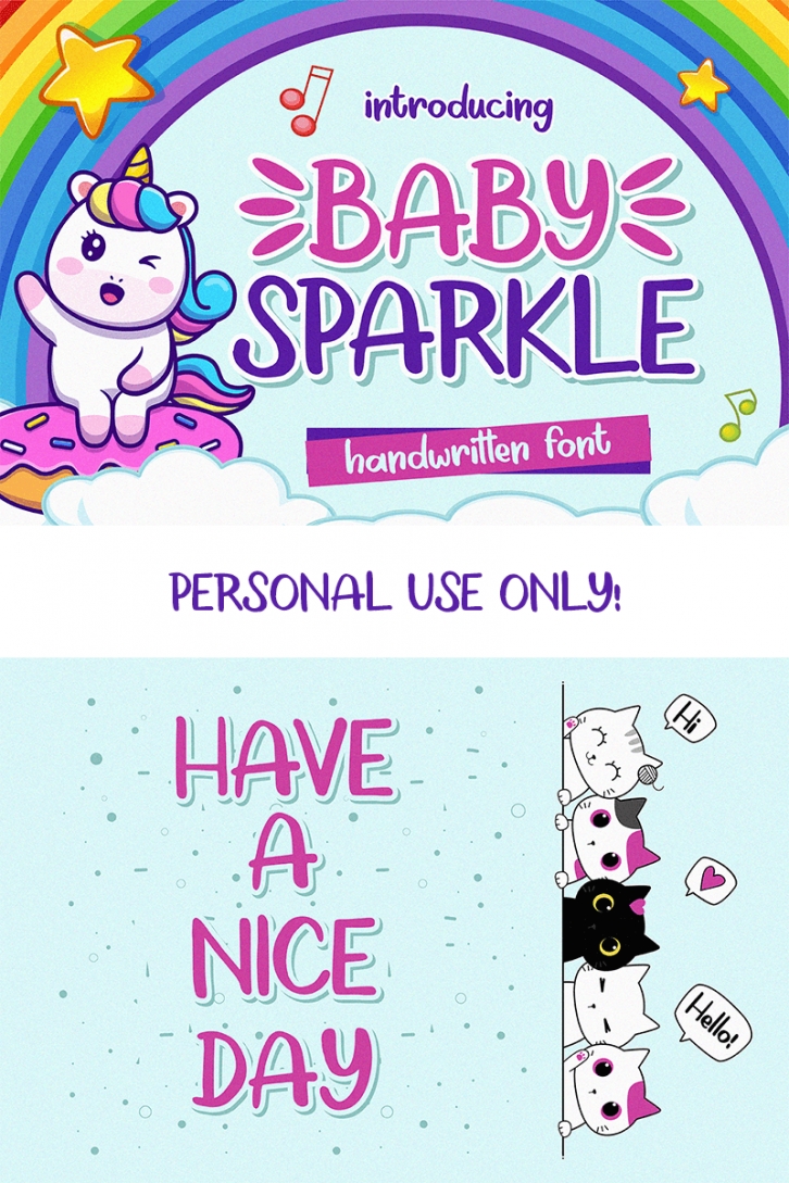 Baby Sparkle Font Download