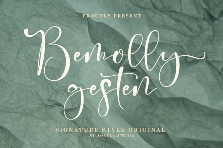 Bemolly Gesten Font Download