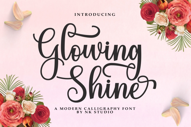 Glowing Shine Font Download