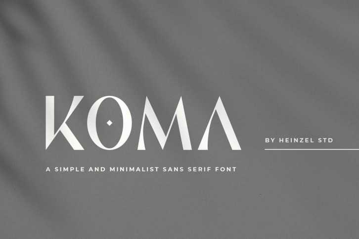 Koma Minimalist Sans Serif Font Download