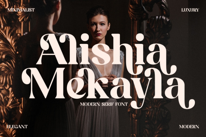 Alishia Mekayla Typeface Font Download