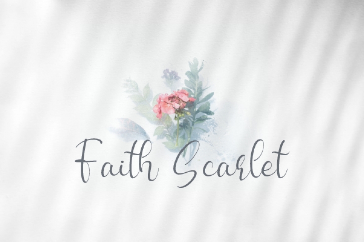 Faith Scarlet Font Download