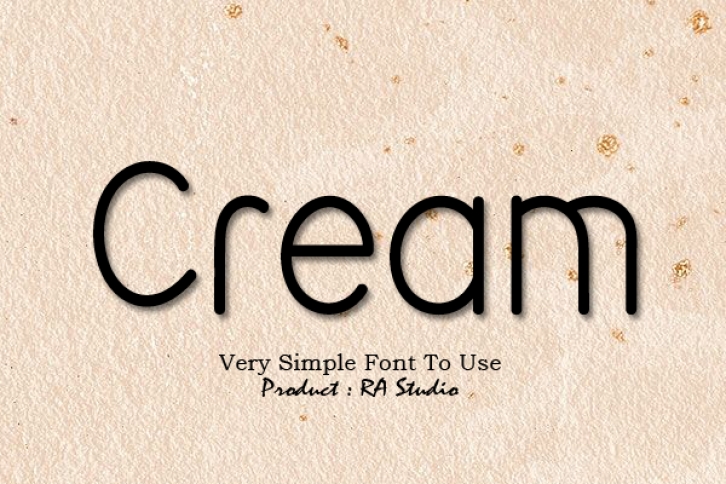 Cream Font Download