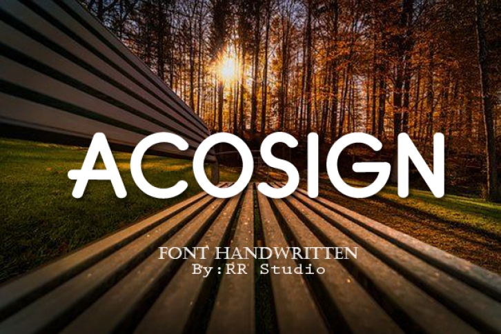 Acosign Font Download
