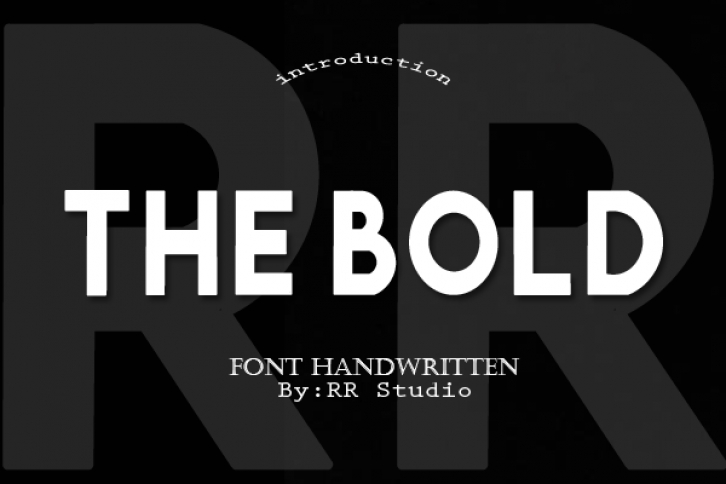 The Bold Font Download