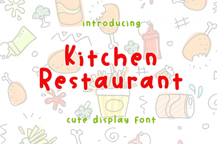 Kitchen Restaurant Font Download