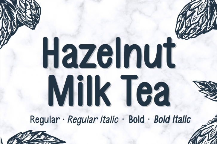 Hazelnut Milk Tea Font Download