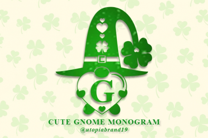 Cute Gnome Monogram Font Download