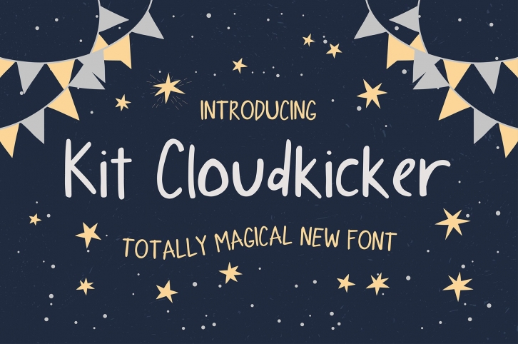 Kit Cloudkicker Typeface Font Download