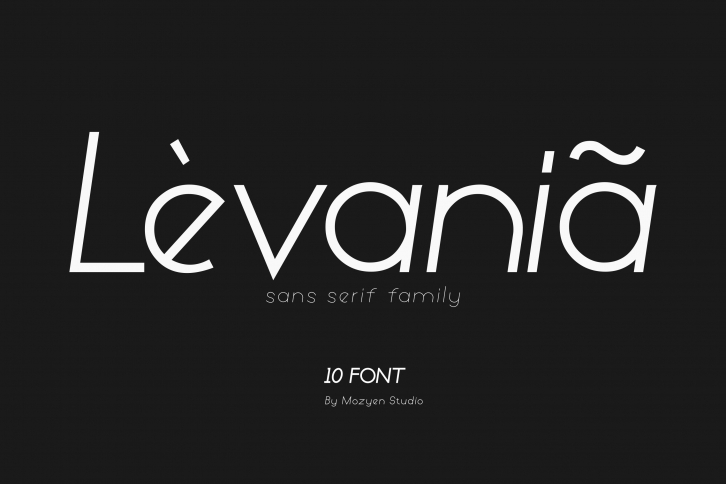 Levania-Sans Serif Family Font Download