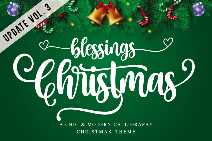 Christmas Blessings Font Download
