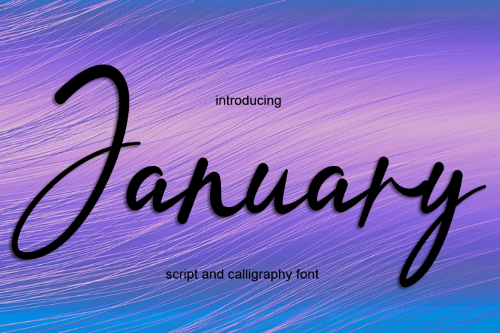 January Font Download