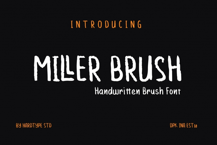 Miller Brush Font Download
