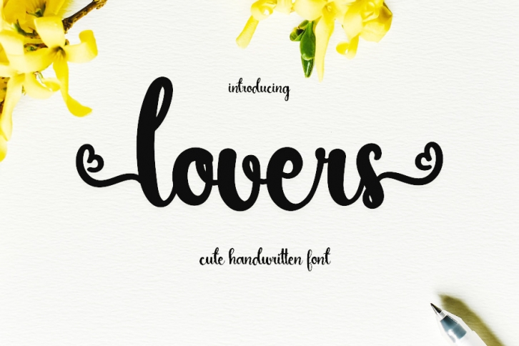 Lovers Font Download