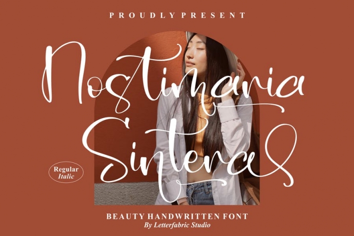 Nostimaria Sintera Beauty Handwritten Font LS Font Download
