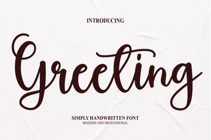 Greeting Font Download