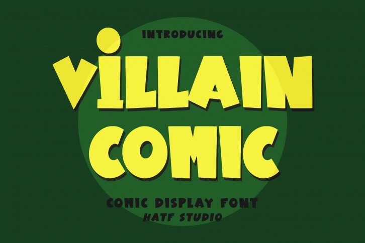 Villain Comic Font Download