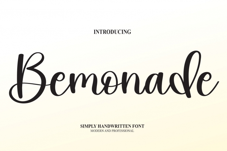 Bemonade Font Download