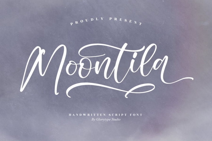 Moontila Handwritten Script Font LS Font Download