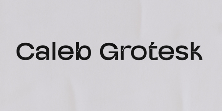 Caleb Grotesk Font Download