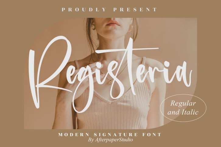 Registeria Modern Signature Font LS Font Download