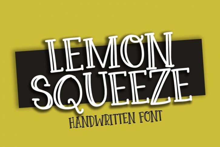 Lemon Squeeze Handwritten Serif Font Download