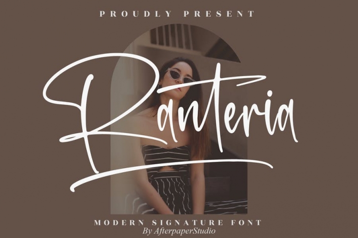 Ranteria Modern Signature Font LS Font Download