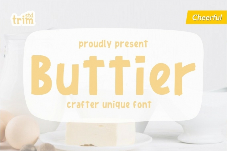 Buttier Crafter Unique Font Download