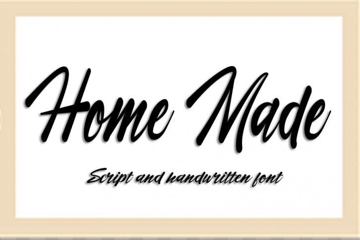Home Made Font Download