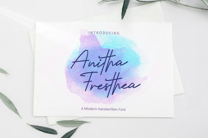 Anitha Fresthea Font Font Download
