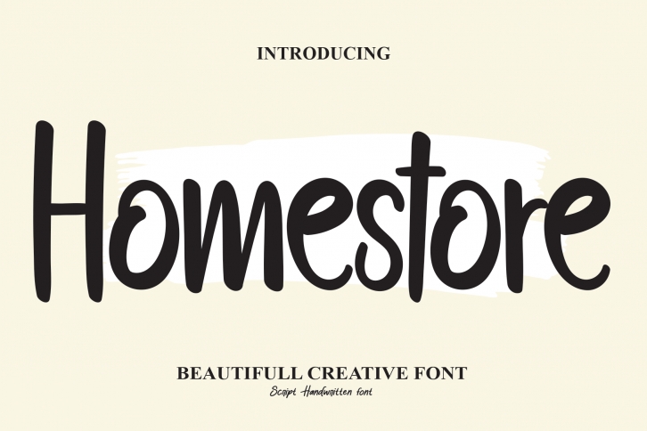 Homestore Font Download