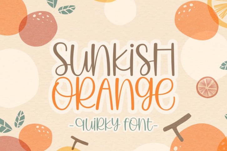 Sunkish Orange Font Download