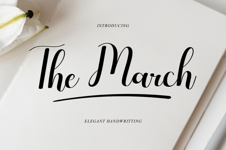 The March Font Download