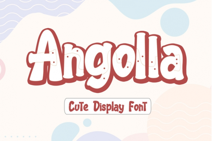 Angolla - Display Font Font Download