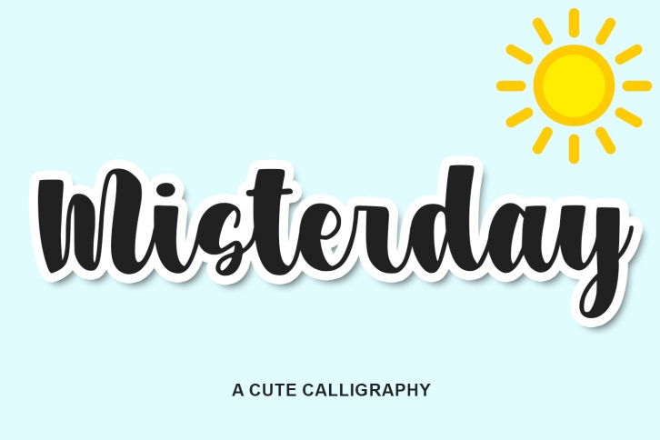 Misterday Font Download