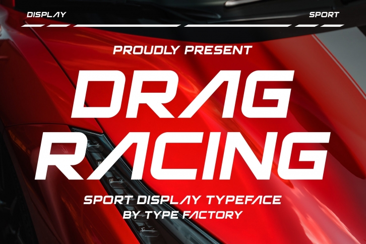 Drag Racing Font Download