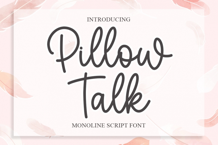 Pillow Talk Font Download
