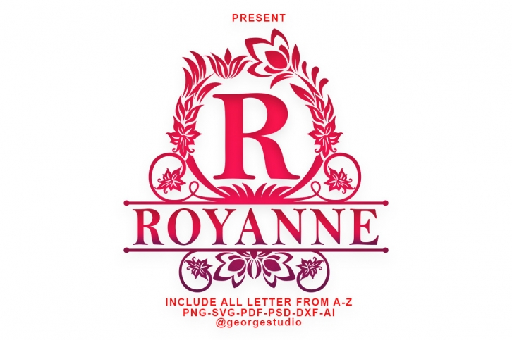 Royanne Monogram Font Download